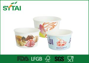 Extra large Recycle custom printed ice cream containers For Cold Food