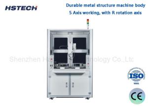 China 5 Axis Double Platform Floor-standing Automatic Soldering Robot for Pcb Soldeing on sale