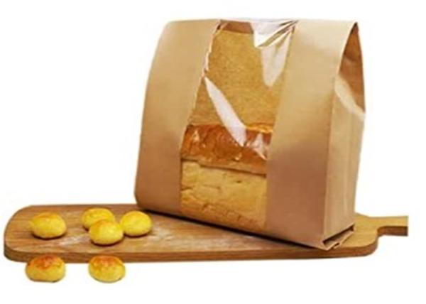 Cheap Customized paper bag with window based on different material, Food or not food, printing for sale