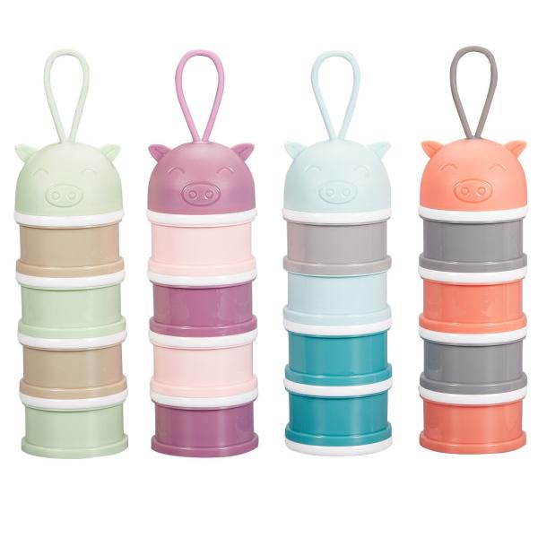 Cheap Narrow Footprint Portable Infant Food Container Multi Layers Practical for sale