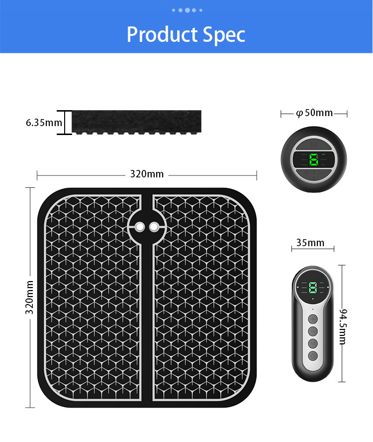 90mAh Muscle Stimulator EMS Foot Massager
