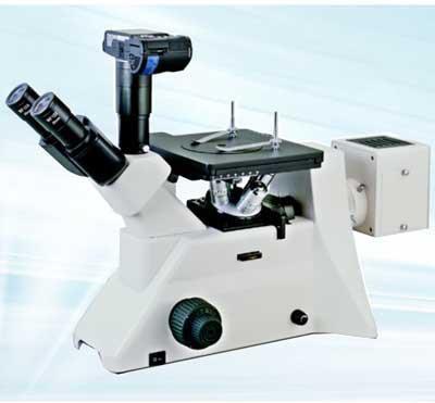 Cheap Trinocular Head Inverted Metallurgical Microscope With Digital Camera interface for sale
