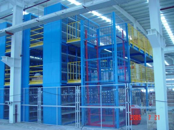 Cheap Heavy Duty Multi Tier Mezzanine Rack Customized Loading Capacity Long Operating Life for sale