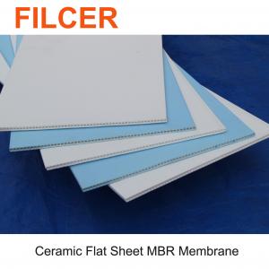 China MBR Ceramic Flat Sheet Membrane / Ultrafiltration Membrane Sheet 0.1 Micron on sale