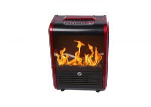 Best TNP-2008I-E3R Electric Flame Effect Fires Freestanding Red / Black Mini Sized wholesale