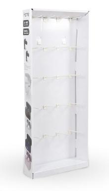 Cheap LANGYI Convenient Hook Cardboard POP For Display Embossed for sale