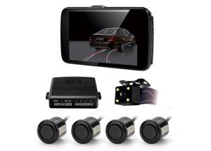 4 TFT LCD Video Parking Sensor DVR with Tracking Line and Voice Warning & Image Displaying 150 Shotting Angle