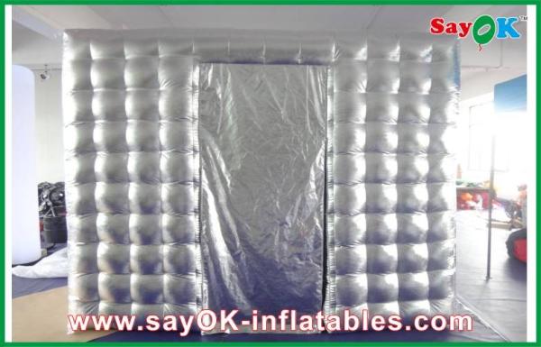 Cheap Inflatable Photo Booth Rental Oxford Cloth Sliver Inflatable Photo Booth Mobile Photo-Taking Tent for sale