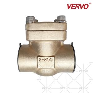C95800 Aluminium Bronze Swing Check Valve 2 Dn50 Npt Nrv 800# Socket Weld Check Valve