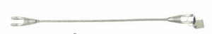 Best 50mm Galvanized Steel Wire Rope Sling Assembly With Open Spelter Socket wholesale