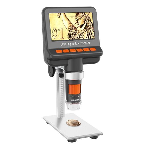 Cheap 1200x Desktop LCD Digital Microscope 12MP Usb Coin Microscope Camera for sale