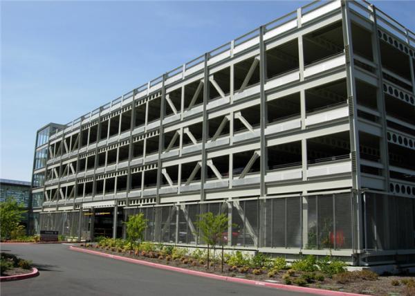 Cheap Environmentally parking garage structure , modern multi level parking building for sale