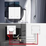 Multi Gang Smart Switch Tuya Wifi Mechanical Switch Multi Function Smart Push