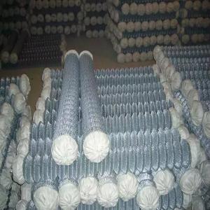 China 75mm chain link mesh fencing, hot dipped chain link mesh fencing on sale