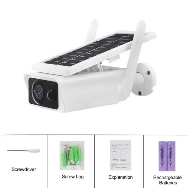 Cheap PTZ Outdoor Solar Panel Security Camera Wireless With Floodlight for sale