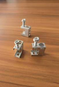 China 3/8 1/2 Malleable Iron Beam Clamp WIth NPT Thread Rod Threads on sale