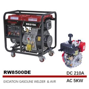 Best 210A 192F Engine Driven Welding Machine Excitation Electric Start Welder Generator wholesale
