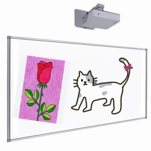 China 86 inch Infrared Interactive whiteboard Marker writing Touch board Ceramic Surface for Projector on sale