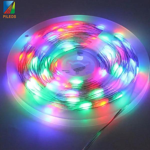Cheap Waterproof RGB LED Christmas String Light USB Wifi Smart APP Remote Control for sale