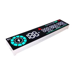 Best Enhanced Background Customized 7 Segment LED Display White Green Red wholesale