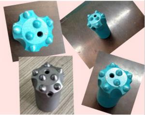 China 34mm 7 buttons Tapered Drill Bits Top Hammer Drilling for marble quarry on sale