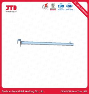 China White Supermarket Shelving Accessories 1000mm Coat Hook Bar on sale