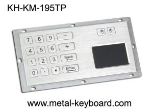Metallic Numeric Industrial Keyboard with Touchpad 16 Keys Dust Proof