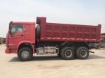 Best 336HP 18M3 Heavy Duty Dump Truck Howo Tipper Truck  With T Type Lifting Cylinder wholesale