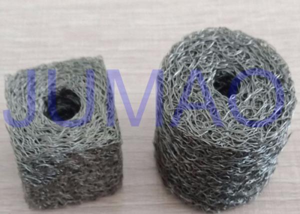 Cheap Soft Monel Knitted Mesh Filters Single Strand Wire Double Round With A Fin for sale