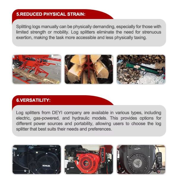 industrial firewood log split processor on tracks automatic firewood processor machine with log lift
