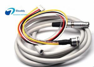 Hybrid Mixed Electrical Fluid System Connectors 7pin Lemo 2B Gasline Custom Power Cables