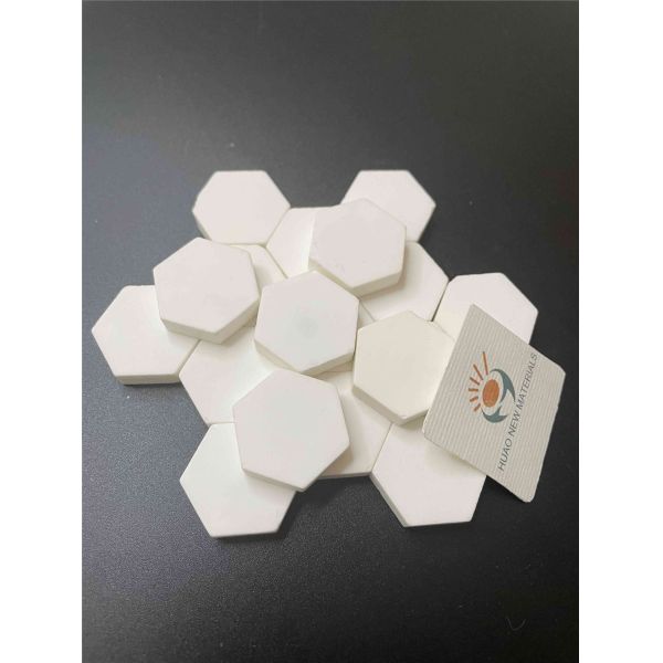 Al2O3 Alumina Ceramic Hexagonal Tiles Heat Resistance