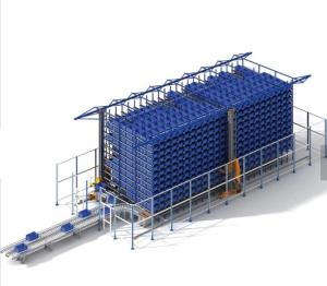Automatic Logistic ASRS Racking System Large Capacity With High Racks Equipment