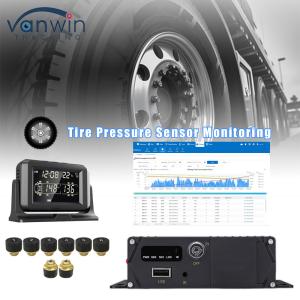 Best 4CH GPS 4G Real Time Monitoring Mobile DVR External Tire Pressure Alarm Monitor System wholesale