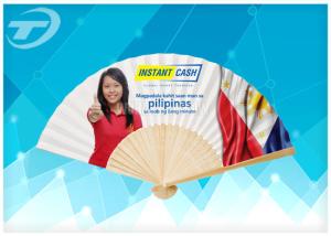 Paper fan with bamboo ribs and paper, can be available in different size and quality bamboo