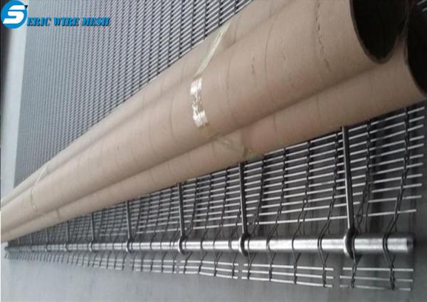 Cheap Architectural Wire Mesh--Tec-Sieve Multi-Barrette Weave/Cable Mesh System for sale
