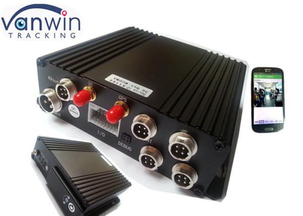 Cheap H.264 4Ch SD GPS Vehicle 4G Mobile DVR Mobile Digital Video Recorder for sale