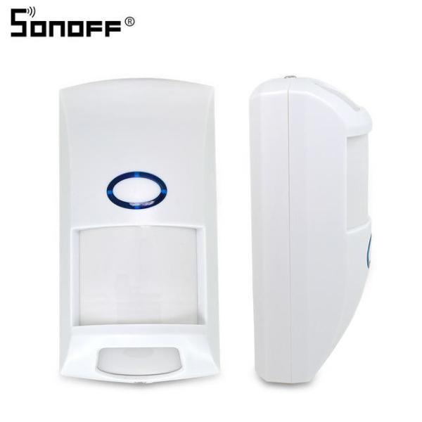 Cheap Sonoff Pir2  Smart Motion Sensor Detector 433 mhz Wifi Wireless Alarm Security System For Smart Home for sale