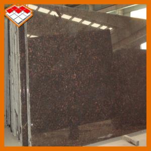 China 14.5 Mpa Natural Tan Brown Granite Stone Tiles For Steps on sale