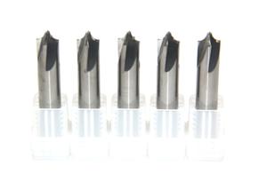 Standard Chamfer Angles Corner Rounding End Mills / CNC Milling Bits