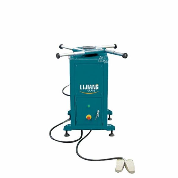 Cheap Simple OPerating Rotated Sealant Spreading Table Used For Manual Coating IG Glass for sale