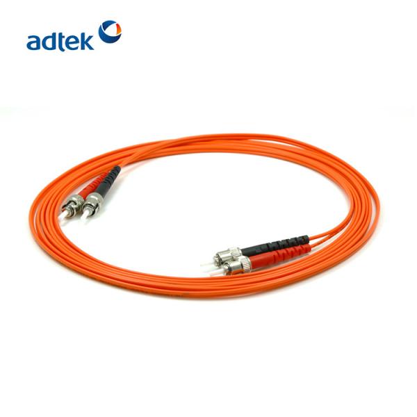 Cheap Duplex OM1 OM2 Multimode Fiber Patch Cord 4 Fibers For FTTH System for sale