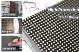 China Small Pixel Pitch Water Proof 1200cd/sqm Full Color Led Display Board on sale