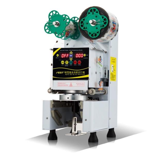 Cheap 95mm Caliber Cups Sealing Machine Bubble Tea Sealing Machine 25pcs/Min for sale