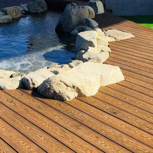 Best Patios 3D Composite Decking Commercial WPC Hollow Decking Profile wholesale