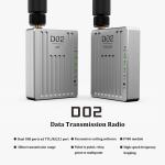 D02 data link has three frequency bands and supports point-to-multi, relay and