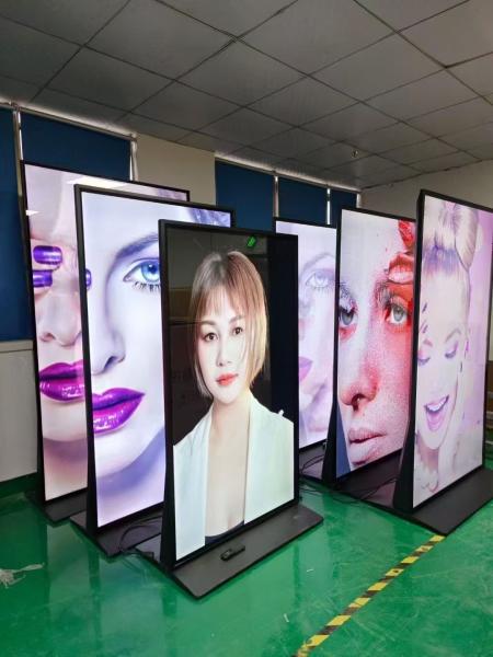 Cheap Standing 75 Inch Interactive Digital Signage Display Totem Full HD 1080p LCD Monitor Touch Screen Kiosk Advertising Screen for sale