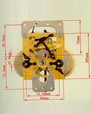 Cheap Chefoo 31 day key wind movement /mechanism for grandfather clocks for sale