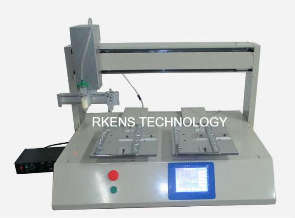 Cheap High Efficiency Robot Automatic Glue Dispenser 60HZ With Two Working Area for sale