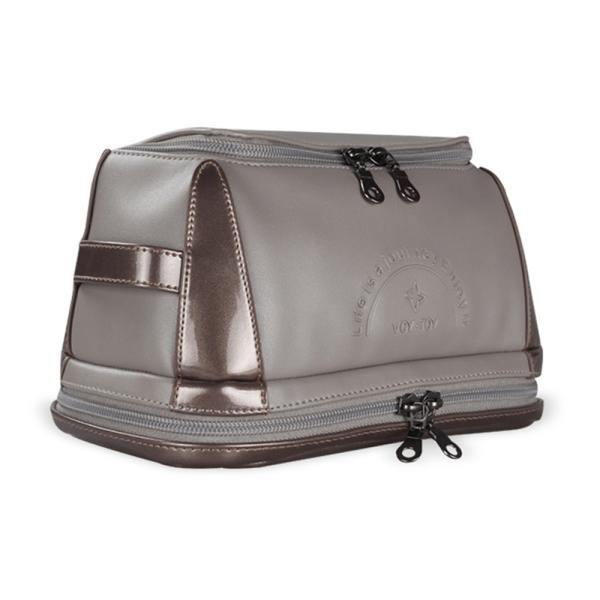 Cheap Mens Zipper Closure PU Make Up Storage Organizer for sale